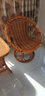 藤工匠 藤椅三件套靠背椅可旋转阳台桌椅组合客厅休闲椅转椅藤家具 A款常规色三件套+送坐垫（方形茶几） 实拍图