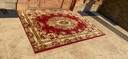 紅葉手工立体剪花欧式地毯客厅沙发茶几卧室餐厅家用商用加厚高密耐磨 1255R红色 1.6*2.3米 厚1.5cm 重17斤 实拍图