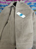 回图短款毛呢外套男秋冬季男装冬款呢子夹克春秋季休闲加厚棉保暖衣服 浅卡其色 2XL 150斤下 实拍图