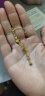 百泰首饰（BATAR JEWELLERY）生日礼物黄金项链女足金圆圈套链5G多圆片几何锁骨金项链 4.03g 实拍图