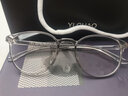 亿超透明近视眼镜女素颜神器防蓝光超轻镜框男可配镜眼睛框架大脸4028 午夜山雾灰 配平光防蓝光 实拍图