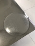 饰屋（civil）桌布防水防油透明桌垫软玻璃桌面垫餐桌垫pvc茶几垫台面垫水晶板 无味黑色磨砂2.0mm 食品级/足厚 60*120cm 实拍图