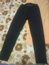 牧驼人中老年男驼绒棉裤女式三层加厚加绒驼毛裤高腰大码保暖裤打底裤冬 女裤 中厚 纯黑色 3XL（建议150-170斤） 实拍图