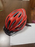 GUB 山地自行车头盔男女款一体骑行头盔可拆卸磁吸风镜公路车电动车 红色-配灰色镜片+透明镜片+帽檐 均码 实拍图