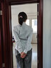 瑧鸟春秋长袖衬衫女职业正装气质学生面试工作修身翻领白色衬衣M040 白色 M 实拍图