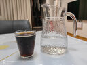 乐唯诗 锤纹玻璃水杯套装白开水杯家用大容量玻璃水具套装 锤纹冷水壶*1+锤纹杯*4 实拍图
