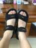 爱步（ECCO）凉鞋男 沙滩鞋轻便耐磨休闲鞋露趾 越野06956450034 黑色/灰色40 实拍图