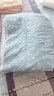 富安娜玻璃 纯棉面料空调被 七孔抑菌纤维被芯 夏薄被 3斤 203*229cm 蓝 实拍图