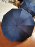 天堂 防紫外线晴雨伞三折 雨伞黑胶防晒太阳伞遮阳晴雨伞 黑色 实拍图