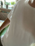 无印良品 MUJI 男式 印度棉天竺编织 圆领短袖T恤 ABA01A0S 白色 XL 实拍图