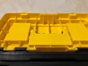 得力（deli）工具箱空箱家用五金大号收纳箱盒电工维修手提式零件收纳美术盒 14英寸加强型塑料工具箱 DL-TC240 实拍图