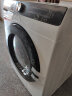 三星（SAMSUNG）10.5公斤全自动洗衣机洗烘一体机 滚筒洗衣机 冷凝烘干  泡泡净洗 WD10T504DCE/SC 实拍图