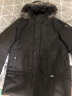 南极人（Nanjiren）羽绒服男冬季中长款加厚修身中青年连帽潮牌男装外套大衣服 黑色 2XL（155-170斤） 实拍图
