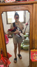 天而（TIANER）婴儿背带前后两用简易前抱式宝宝抱带横抱式后背式背新生孩子背袋 天而03网款-蓝色撞色 实拍图