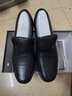 蜘蛛王（SPIDER KING）男鞋牛皮商务休闲皮鞋中老年爸爸父亲鞋 22733 黑色 40  实拍图