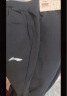 李宁童装儿童运动裤子男女大童2021年长裤休闲裤运动生活系列薄款棉质舒适卫裤YKLR365-1黑色150 实拍图