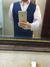 海派浩宇 西装马甲男修身商务正装马褂无袖高级感西服马夹背心职业装坎肩 蓝色马甲 L (170) 推荐50-55KG 实拍图