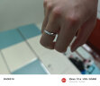 Fanci范琦 恋爱频率情侣戒指男女银饰对戒生日求婚表白520礼物 实拍图