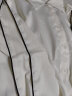 皮尔卡丹（pierre cardin） 衬衫女2024春季新款女装时尚韩版通勤简约休闲长袖白色上衣女 白色 2XL   （建议135-150斤） 实拍图