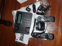 摩托罗拉（Motorola）电话机座机 固定电话 大屏幕  高清免提 语音报号 双接口   无绳子母机无线电话 C2601C黑色 实拍图