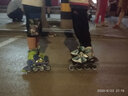 Rollerblade轮滑鞋儿童溜冰鞋男女初学全套装进阶可调透气轻便旱冰SPITFIRE 黑蓝鞋 S （28-32）轻盈三轮 实拍图