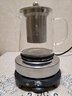 禾艾苏（heisou） 高硼硅耐热玻璃茶壶功夫茶具智能恒温热水壶煮茶炉家用泡茶器 直身壶650ml+电热炉 实拍图
