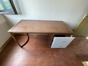 韵存宋氏美学茶桌 电脑桌实木储物桌子北欧中式书房家具白蜡木学习桌 实木单书桌 【进口白蜡木+大储物抽屉】 实拍图