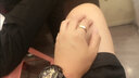 Colaivkloia情侣戒指男女对戒一对满天星素圈婚戒尾戒情人节生日礼物送男女友 JZ0301素圈（玫瑰金） 美号10号 实拍图