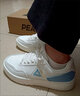 匹克板鞋男鞋冬季空军一号小白鞋薄底德训鞋子男轻便休闲女鞋运动鞋男 【女款】米白/月兰 39 实拍图
