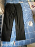 椋釉牛仔裤男秋季冬款宽松直筒长裤新款九分百搭男士裤子男休闲裤男 黑色+中蓝 XL （130-140斤可穿） 实拍图
