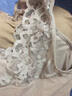 臻丝蕾蔓文胸女无钢圈少女美背内衣聚拢蕾丝花边薄款性感无痕小胸罩 V领蕾丝WX (卡其+豆沙） 实拍图