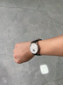 罗宾尼【品质严选】手表男士全自动机械表休闲超薄防水品牌腕表商务皮带 2025升级新款-银壳白面皮带 实拍图