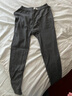 七匹狼秋裤男纯棉秋冬保暖裤男基础衬裤全棉中腰弹力打底裤棉毛裤 深灰单件 L (170) (建议(105-130斤) 实拍图