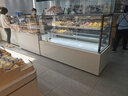 猛世蛋糕柜蛋糕展示柜冷藏柜商用西点柜冰箱保鲜柜烘焙慕斯糕点心生日甜品陈列柜寿司水果鲜花柜 风冷黑色直角后开+除雾+自动加湿 【旗舰款】1.2米落地式丨放地上 实拍图