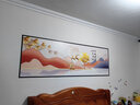 喜巢床头画装饰画客厅沙发背景背靠金山自粘画卧室贴画百福壁画山水画 幸福安康 210cm x 70cm 实拍图