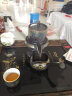 唐丰（TANGFENG）哥窑茶具套装家用半全自动石磨懒人功夫茶具茶杯茶壶整套泡茶神器 礼盒装-暗香自动9头 实拍图