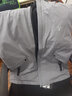花花公子（PLAYBOY）外套男夹克男装春秋季男士休闲工装连帽潮流上衣服 灰色- XL 实拍图