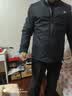 帝欧莱夫中老年男装外套冬季加绒加厚爸爸装夹克男士外套老人秋冬衣服男 黑色 M (推荐体重90-110斤) 实拍图