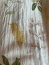 全棉时代纯棉新生婴儿连体衣服新款抗菌纱布宝宝春夏满月服和袍 伊恩植物园【四季款】 80cm （9-12个月） 实拍图
