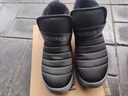 回力棉鞋男冬季老人鞋保暖高帮棉靴加绒加厚男女雪地靴轻便防滑爸爸鞋 黑色（男款）脚宽建议拍大一尺码 42 实拍图