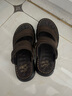 骆驼（CAMEL）新款磨砂牛皮柔软两穿凉拖舒适商务男士凉鞋 G13M211017 深棕色脚背高拍大一码 39 实拍图