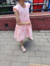多妙屋女童连衣裙夏装2025新款洋气儿童裙子纯棉中大童碎花棉布裙公主裙 【樱桃】粉色/018 150 实拍图