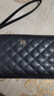 HR赫莲娜女包钱包女长款拉链菱格手抓包可放手机薄款休闲女士手拿包 黑色 实拍图