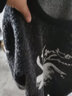 啄木鸟毛衣男潮流宽松秋冬季圆领套头保暖针织衫男士青少年打底衫衣服装 10721/770黑色（一件装） 2XL 实拍图