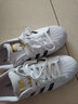 阿迪达斯（adidas）三叶草男鞋女鞋 25秋新款金标贝壳头情侣款运动时尚潮流休闲板鞋 黑/金标贝壳头/偏大 SUPERSTAR 41 内长255mm 实拍图