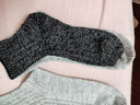MUJI MUJI 男式 合脚直角粗细不均纱线 短袜 49AA015 灰色 25-27cm/40-44码 实拍图