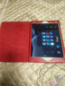亖燚 苹果2021ipad保护套10.2皮套轻薄第九代全包8防摔9.7英寸air1支架mini6外壳 大红色（保护套+钢化膜） ipad10.2寸（第七代） 实拍图