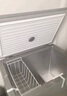 美的（Midea）（Midea）100/143/200KMF小型冰柜专利减霜80%家用迷你冷藏商用冷冻保鲜柜节能省电冰箱 卧式冰柜 143升+一级能效+适用3口之家 143L 实拍图