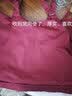 职彩云间纯棉防水肩带款围裙奶茶店家用厨房防水防油工作服韩版时尚围腰男女服务员定制印字LOGO 红色 均码 实拍图