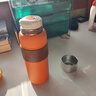格律（GELU）焖茶杯大容量保温杯户外水杯全钢随行杯316不锈钢长效保温 西柚红-600ml 实拍图